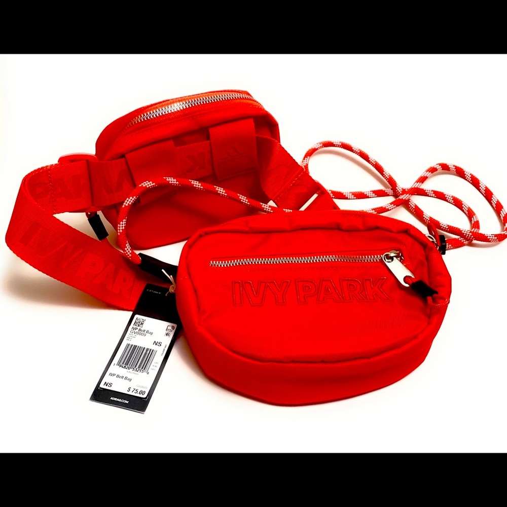 NWT BEYONCE Ivy Park x Adidas Belt Bag Red